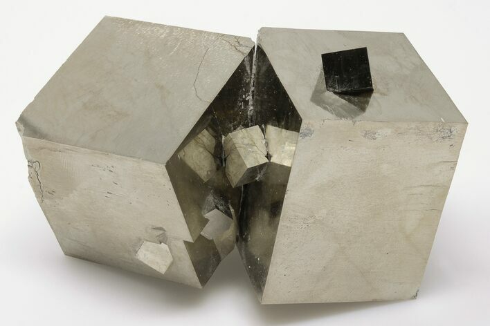 Natural Pyrite Cube Cluster - Spain #196784